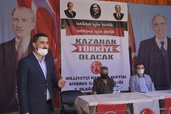 MHP İLÇE BAŞKANI FETTAHLI GÜVEN TAZELEDİ