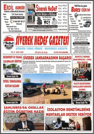 10 EYLÜL PERŞEMBE (www.siverekgazeteleri.com)