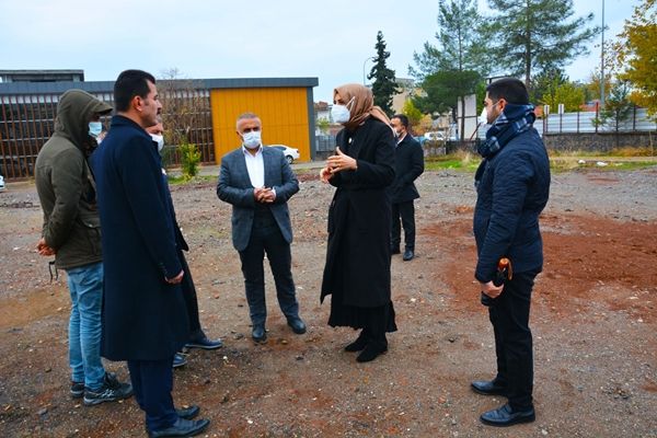 BAŞKAN AYŞE ÇAKMAK, OFİS PARK’TA İNCELEMELERDE BULUNDU