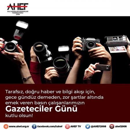 HKMO, “10 OCAK ÇALIŞAN GAZETECİLER GÜNÜNÜZ KUTLU OLSUN”