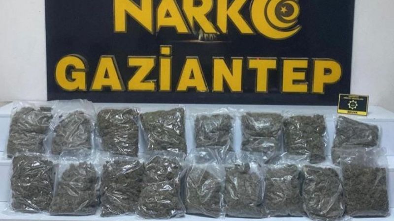  8 kilo 550 gram skunk : 2 gözaltı