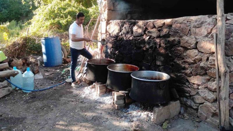 Pekmez Kazanları Kaynamaya Başladı