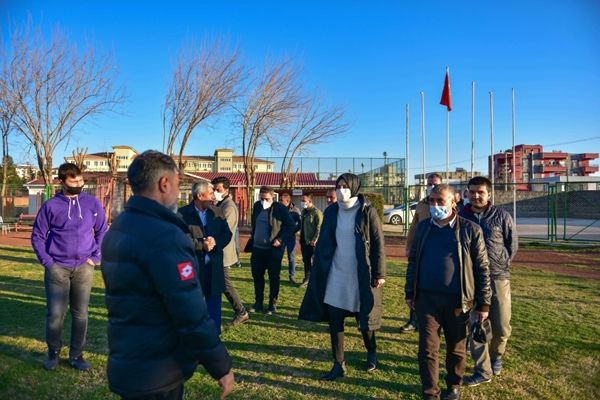 Başkan Ayşe Çakmak Siverek Belediyespor’u Ziyaret Etti