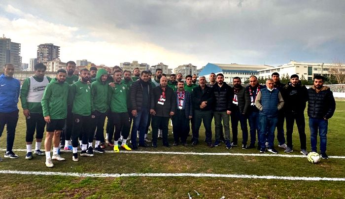 Viranşehir Maçı Öncesi Siverek Belediye Spora Moral Ziyareti