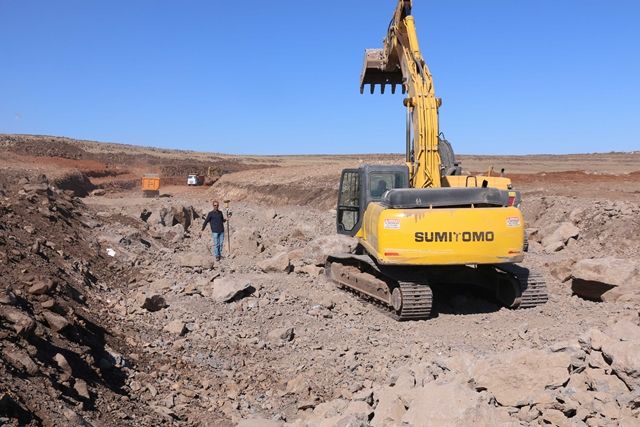 SİVEREK OSB YOLUNDA ÇALIŞMALAR HIZLANDIRILDI