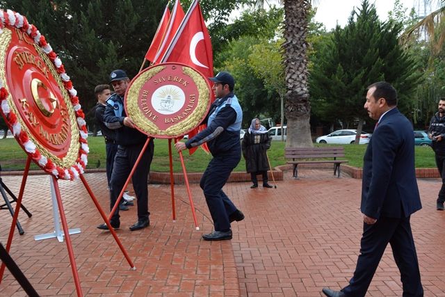 SİVEREK’TE 10 KASIM ATATÜRK’Ü ANMA PROGRAMI DÜZENLENDİ