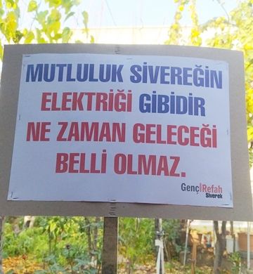 ELEKTRİK KESİNTİLERİ PROTESTO EDİLDİ