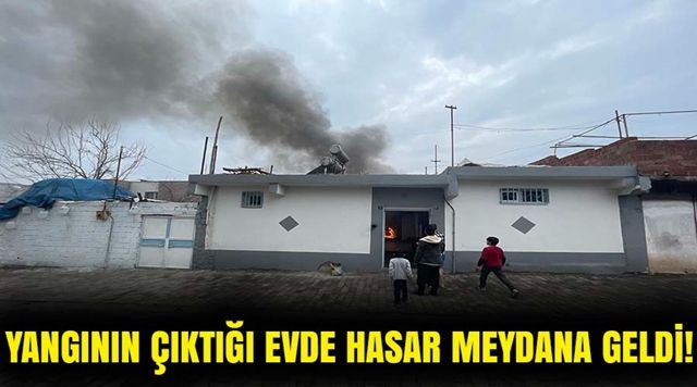 SİVEREK’TE ÇIKAN YANGIN MADDİ HASARA NEDEN OLDU