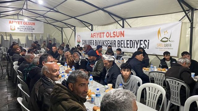 Siverek’te iftar çadırı