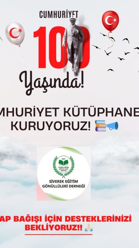 Cumhuriyetimizin 100. Yılına Özel Kütüphane Projesi