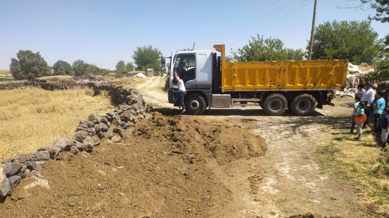 Kırsal Mahallelerde Temizlik İşlemleri Devam Ediyor