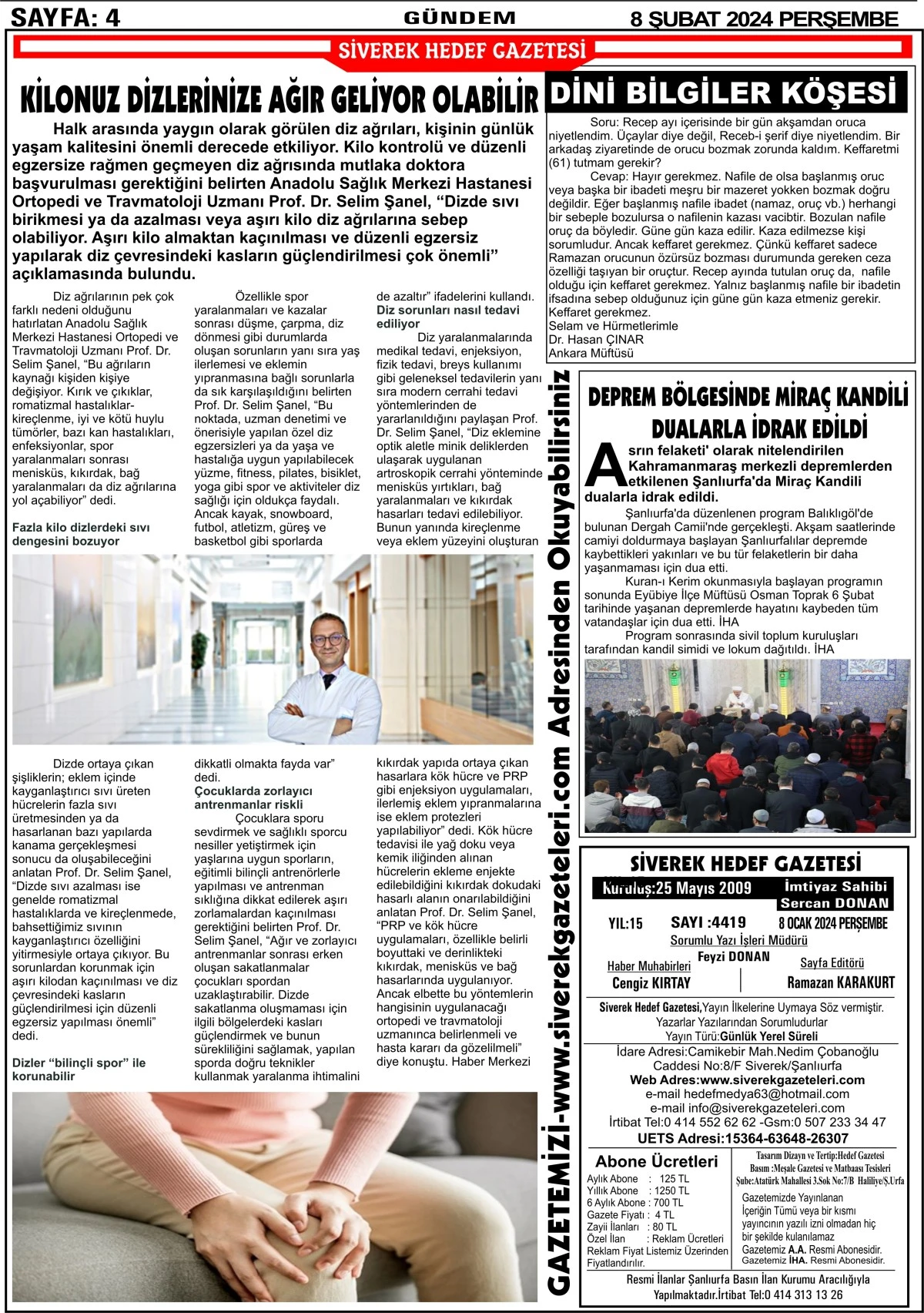 08.02.2024  TARİHLİ GAZETEMİZ