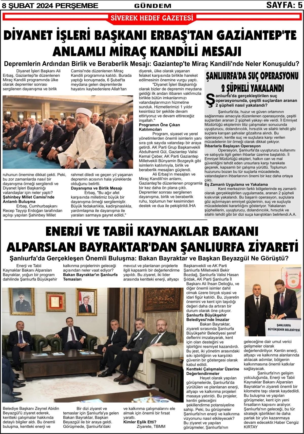 08.02.2024  TARİHLİ GAZETEMİZ