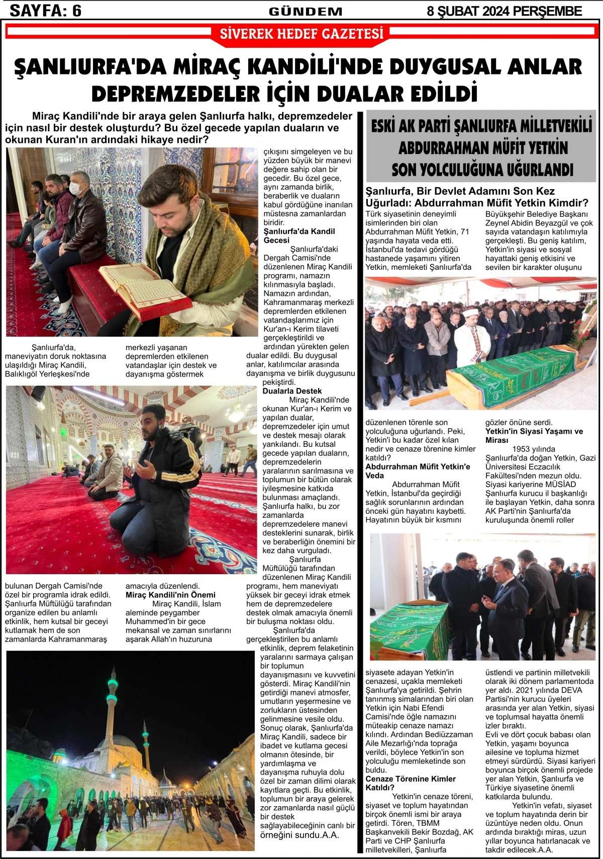 08.02.2024  TARİHLİ GAZETEMİZ