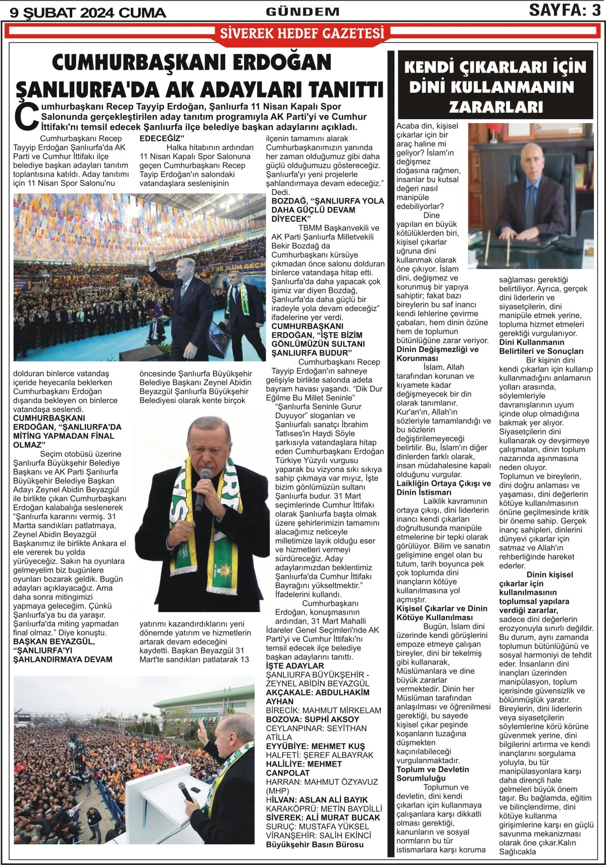 09.02.2024  TARİHLİ GAZETEMİZ