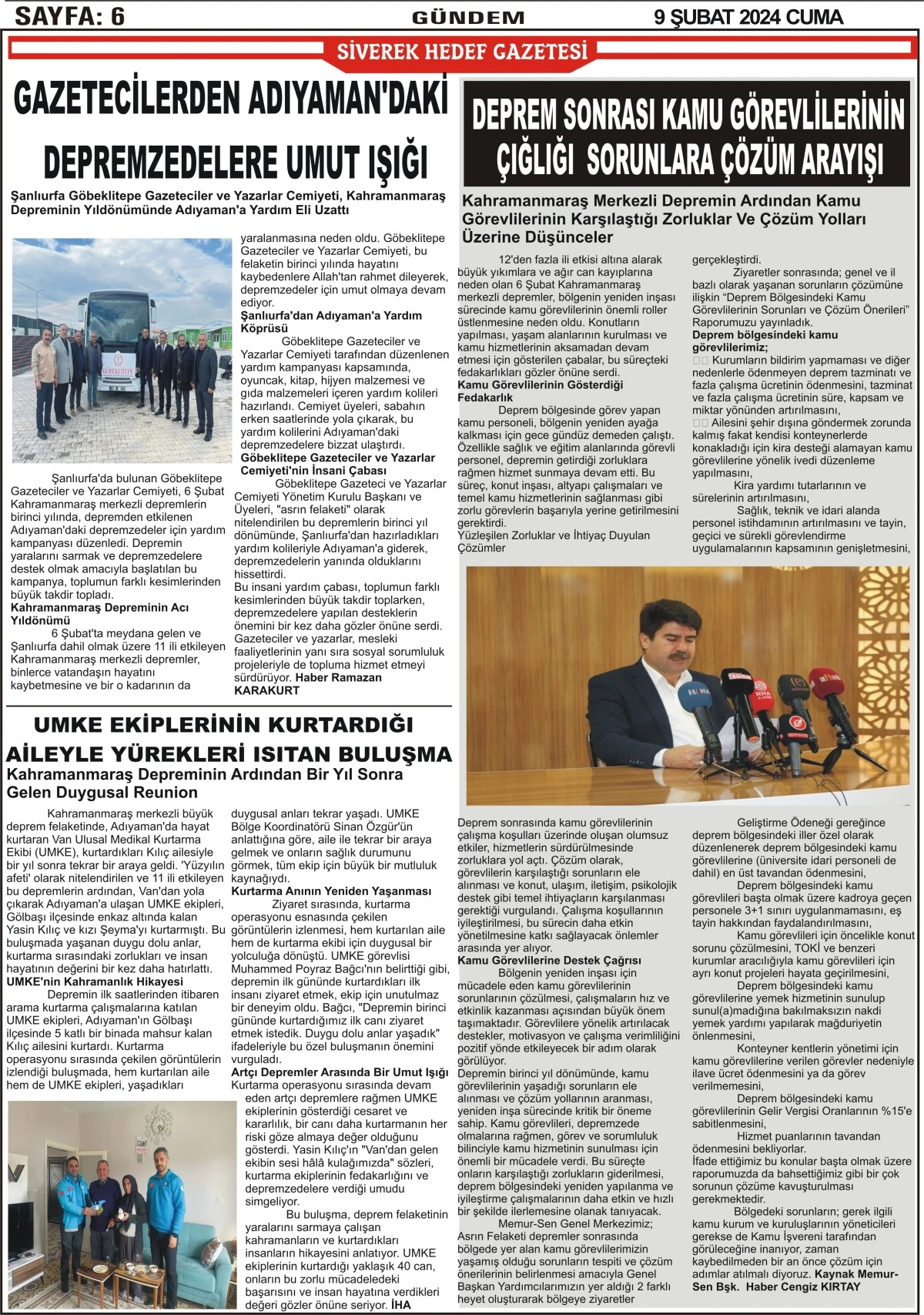 09.02.2024  TARİHLİ GAZETEMİZ