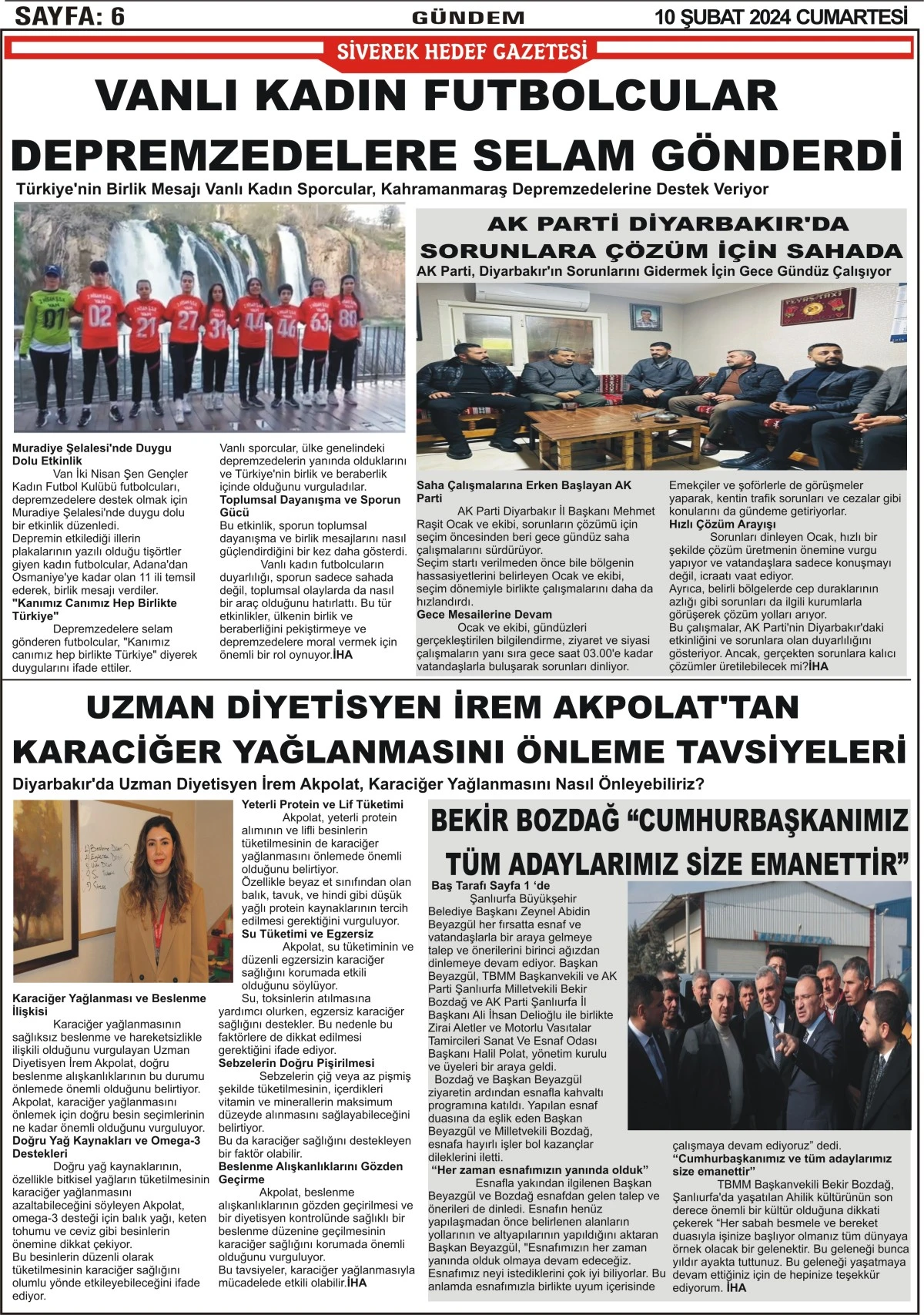 10.02.2024 TARİHLİ GAZETEMİZ