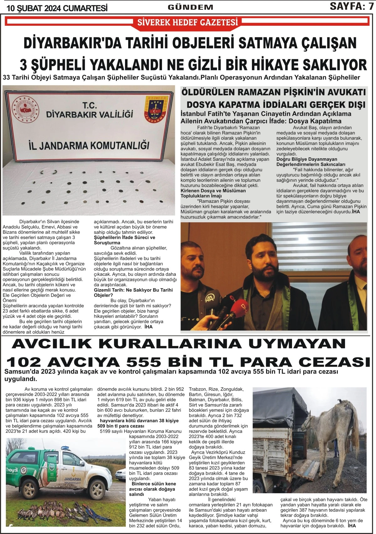 10.02.2024 TARİHLİ GAZETEMİZ