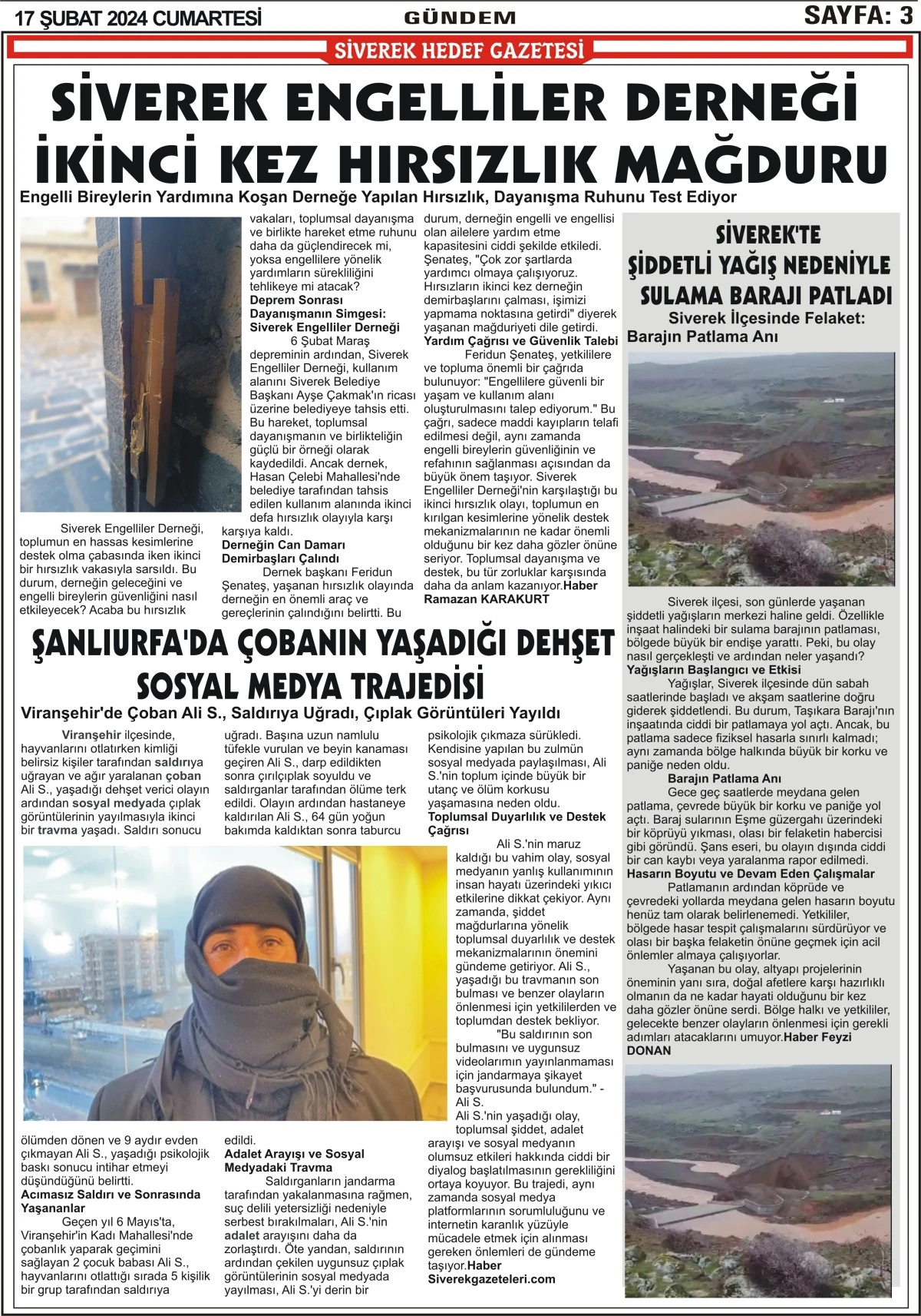 17.02.2024 Tarihli Gazetemiz