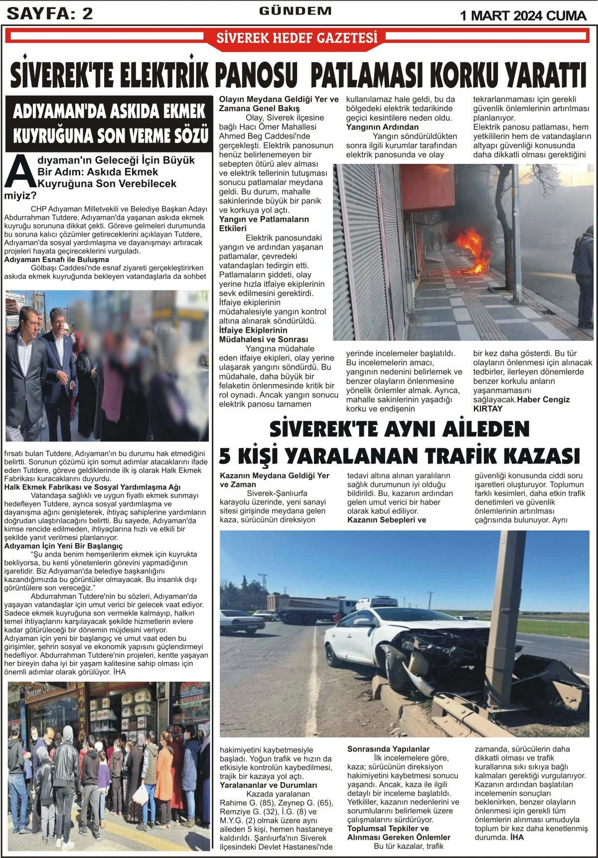 01.03.2024 Tarihli Gazetemiz