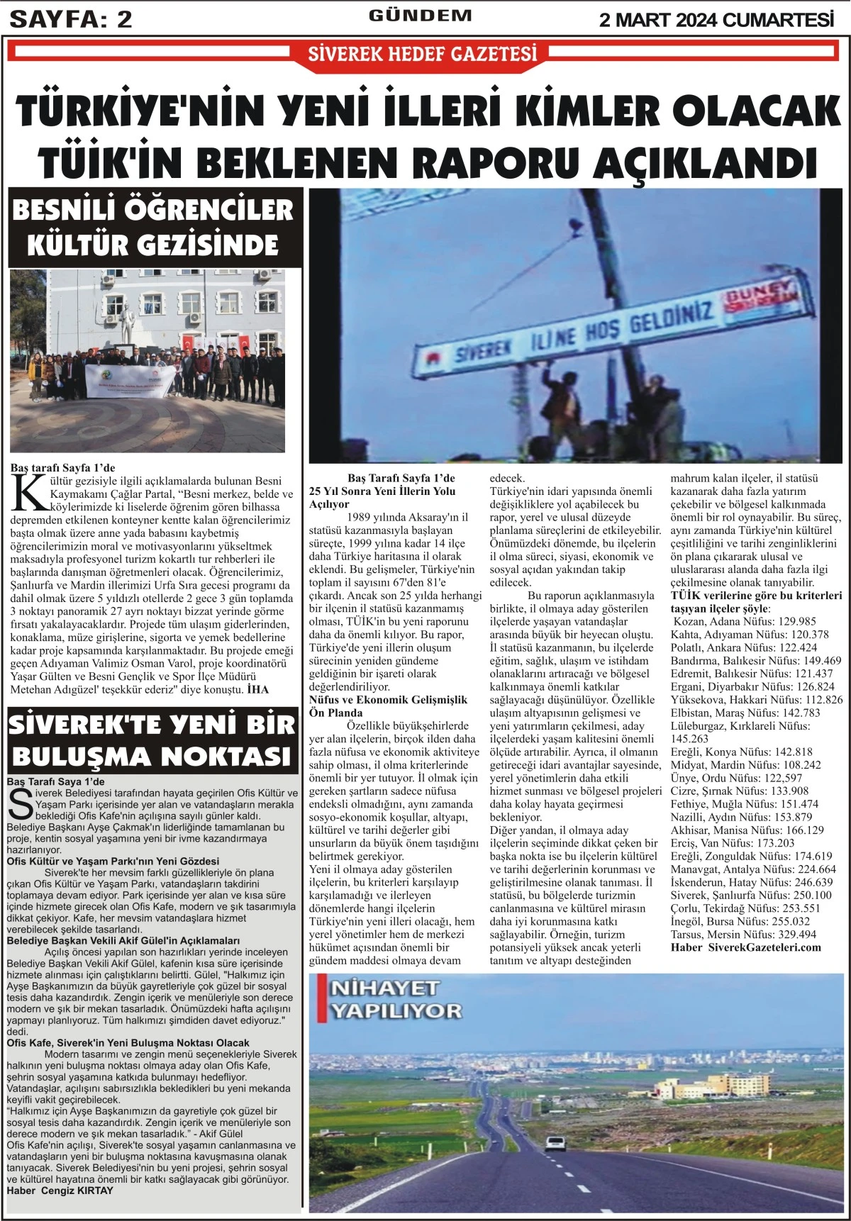 02.03.2024  Tarihli Gazetemiz