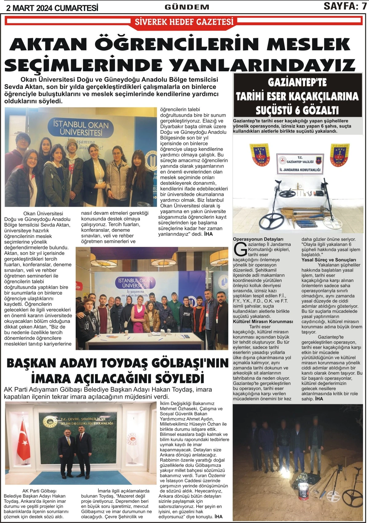 02.03.2024  Tarihli Gazetemiz