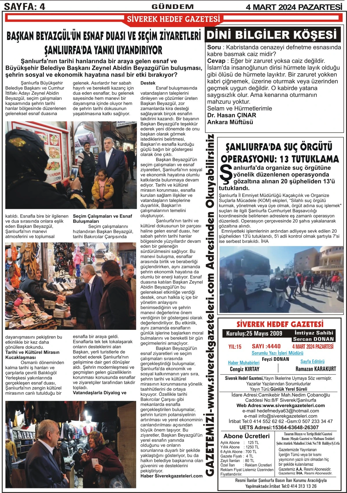 04.03.2024 Tarihli Gazetemiz