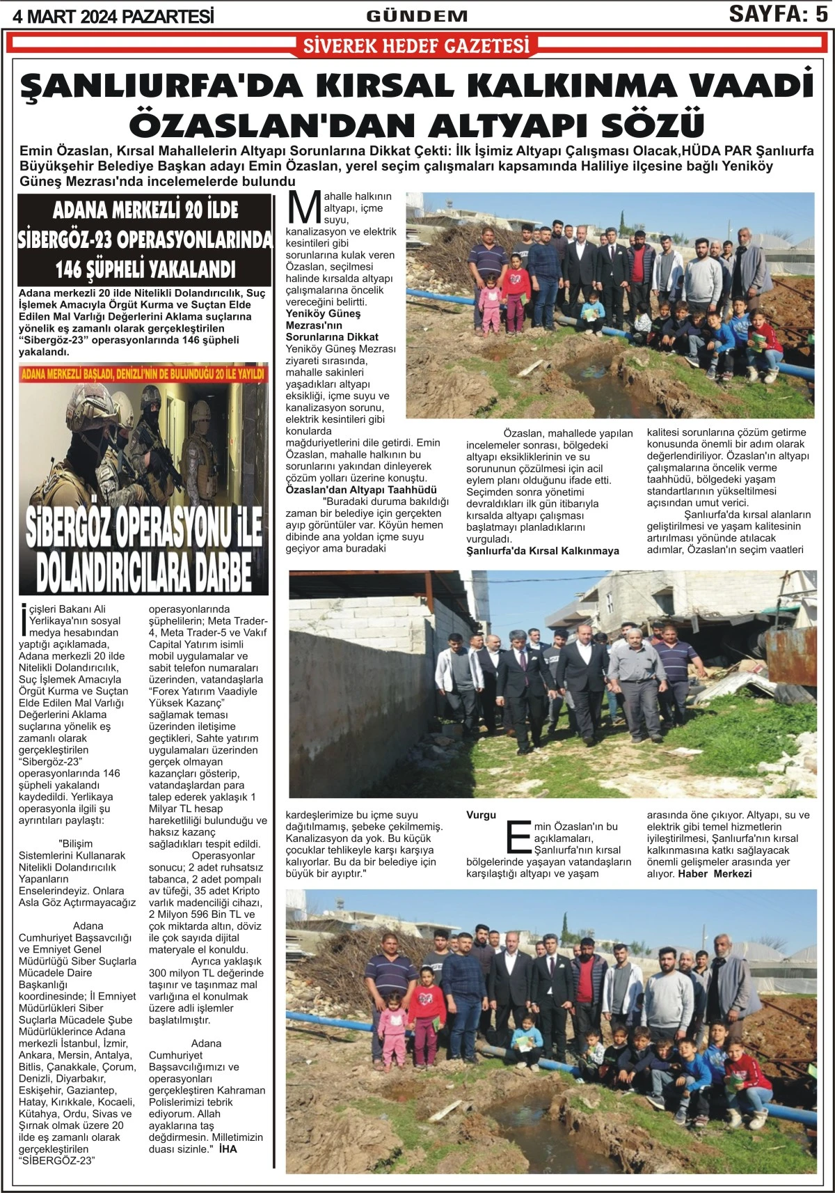 04.03.2024 Tarihli Gazetemiz