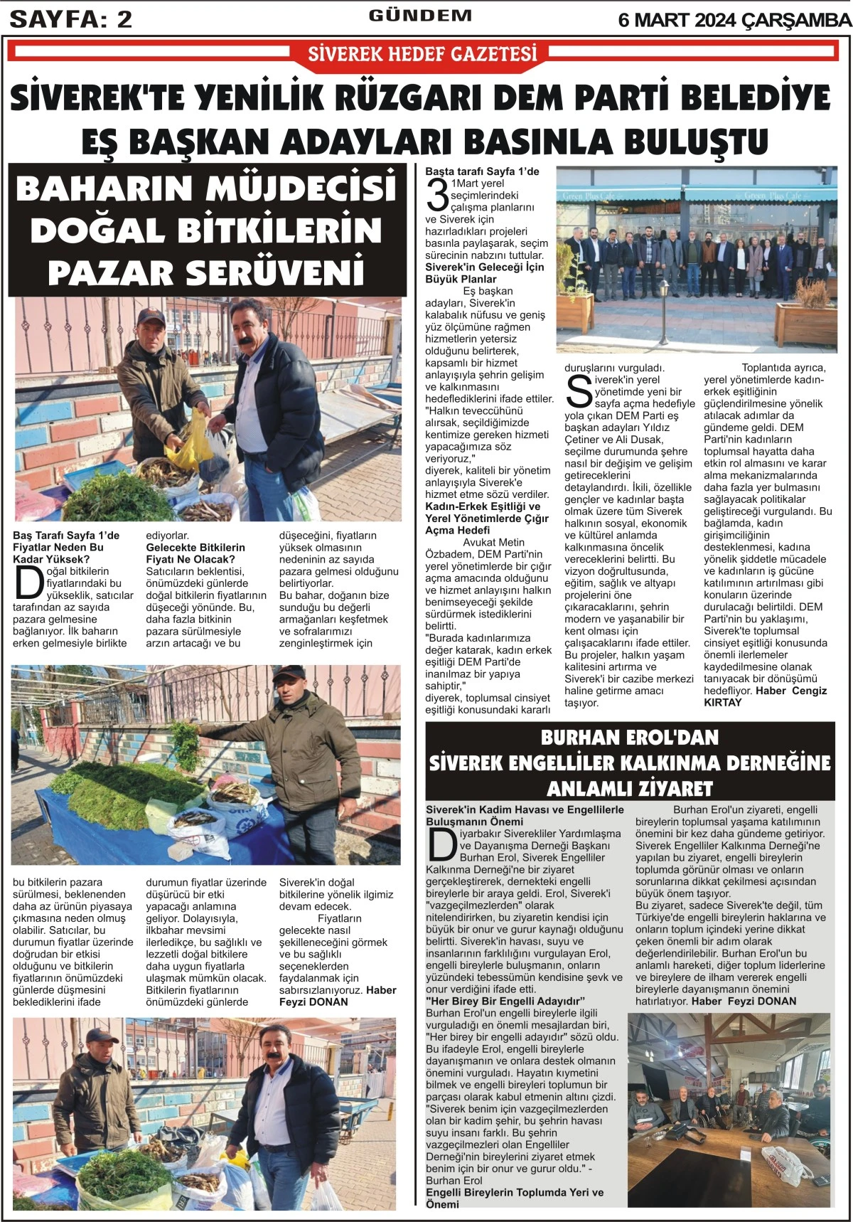 06.03.2024 Tarihli Gazetemiz