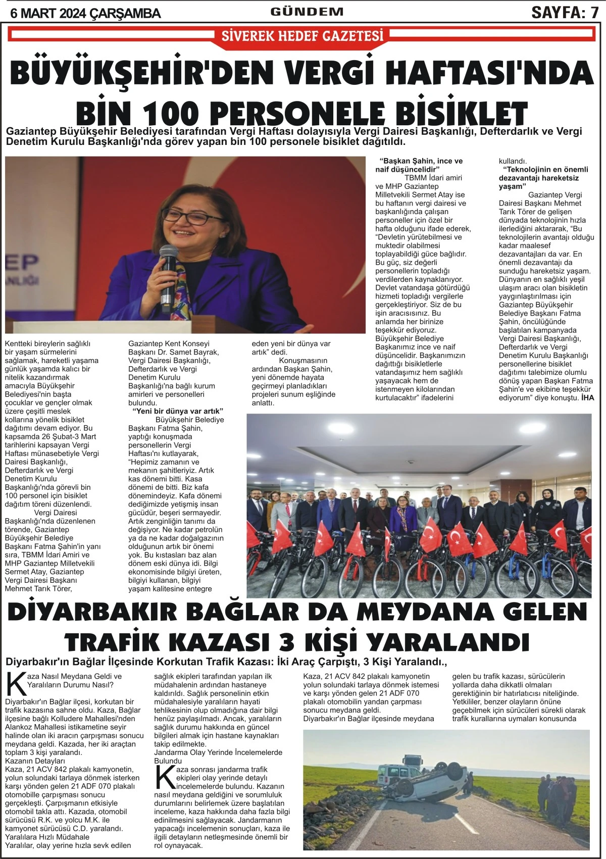 06.03.2024 Tarihli Gazetemiz