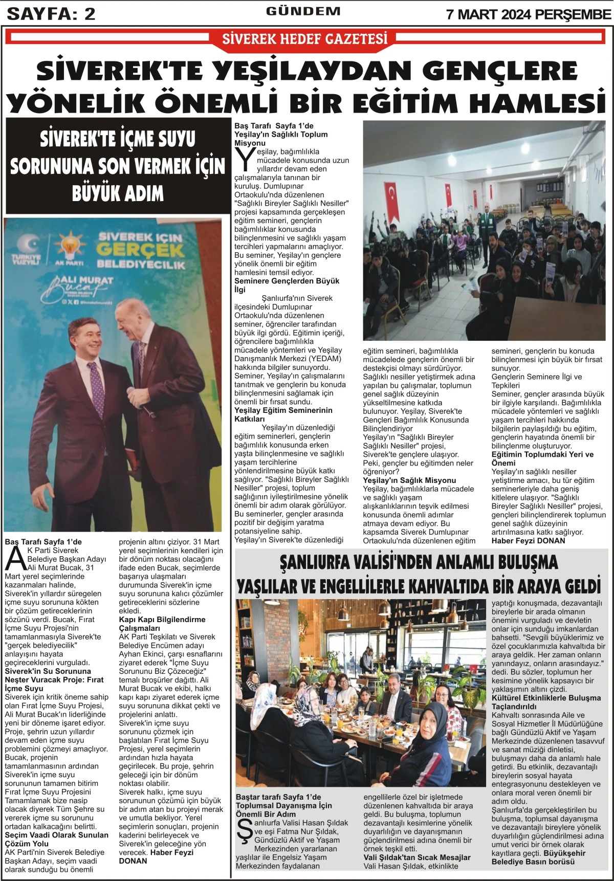 07.03.2024 Tarihli Gazetemiz