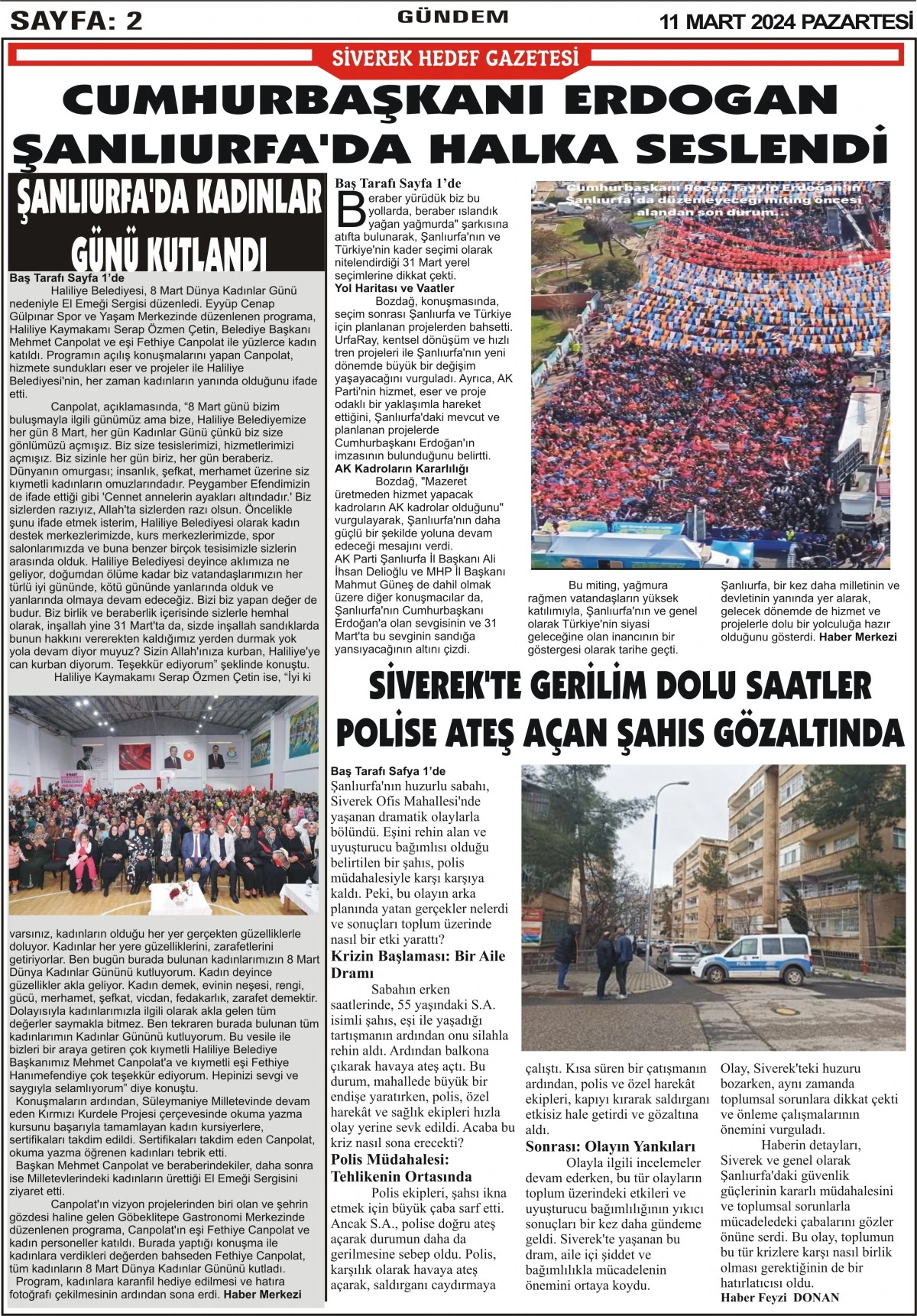 11.03.2024 Tarihli Gazetemiz