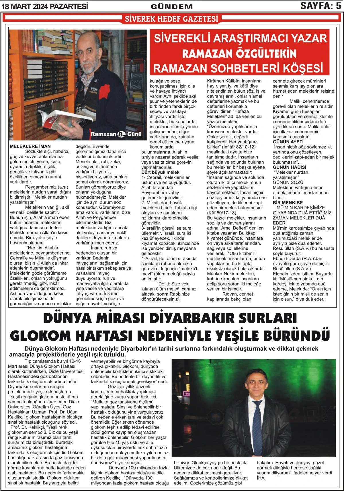 18.03.2024 Tarihli Gazetemiz