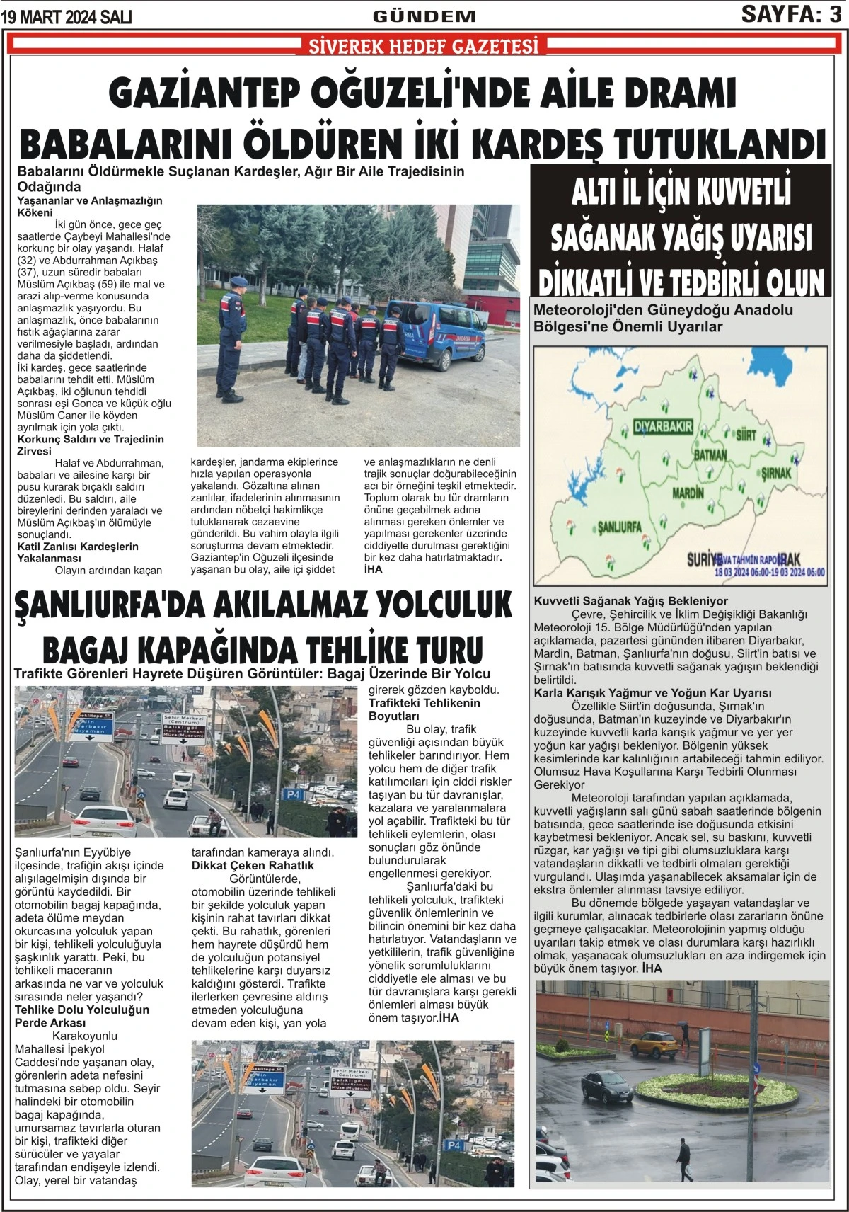 19.03.2024 tarihli  gazetemiz