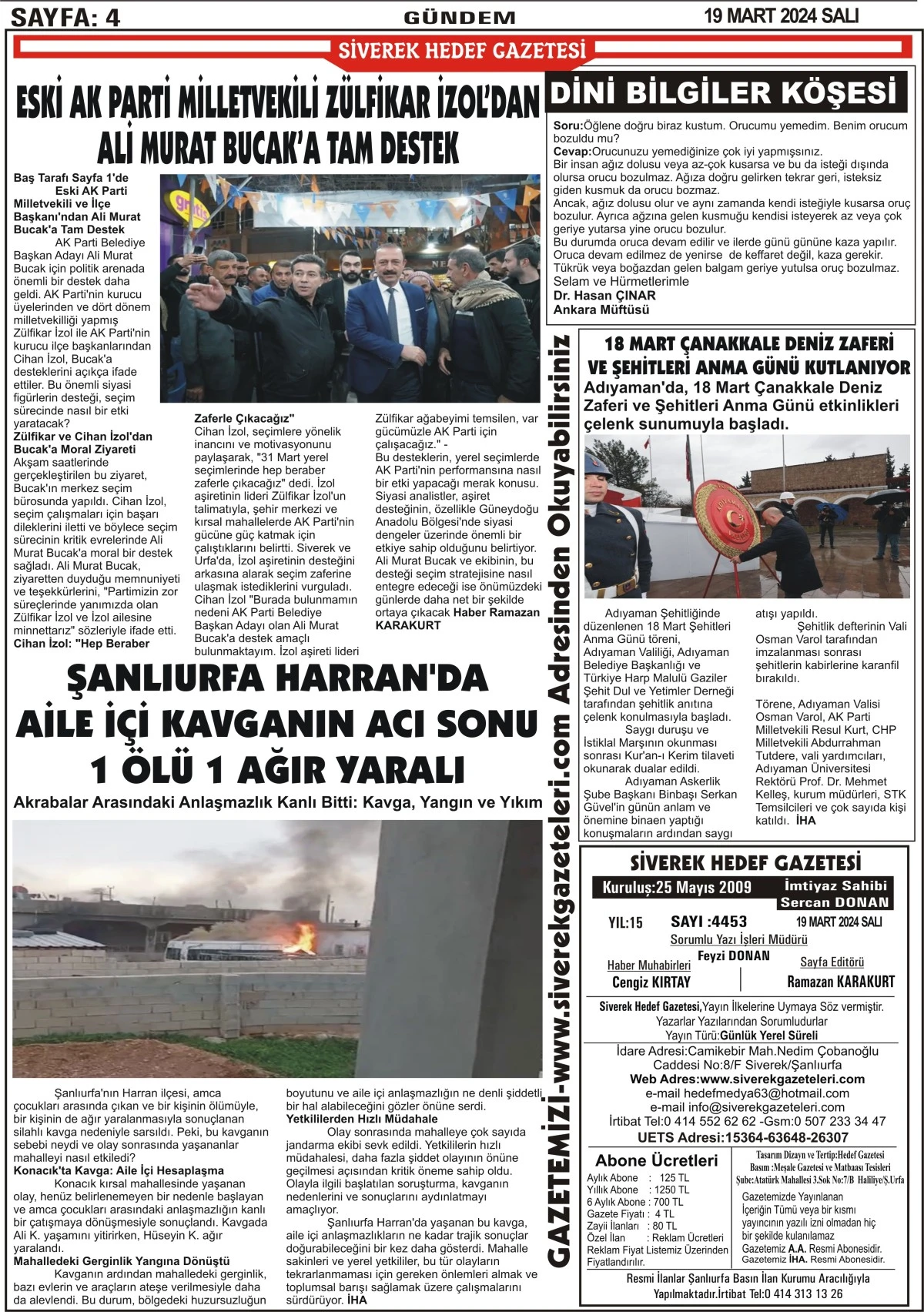 19.03.2024 tarihli  gazetemiz