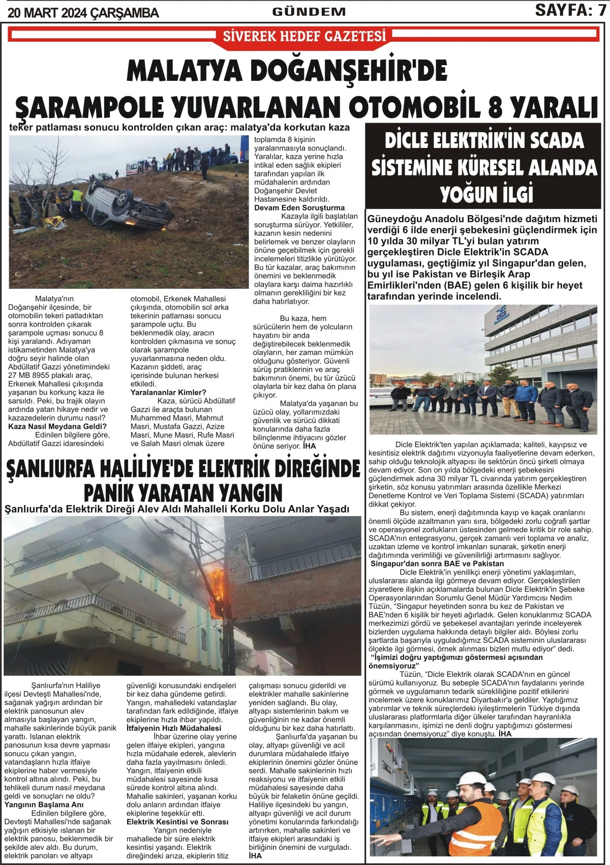 20.03.2024 Tarihli Gazetemiz