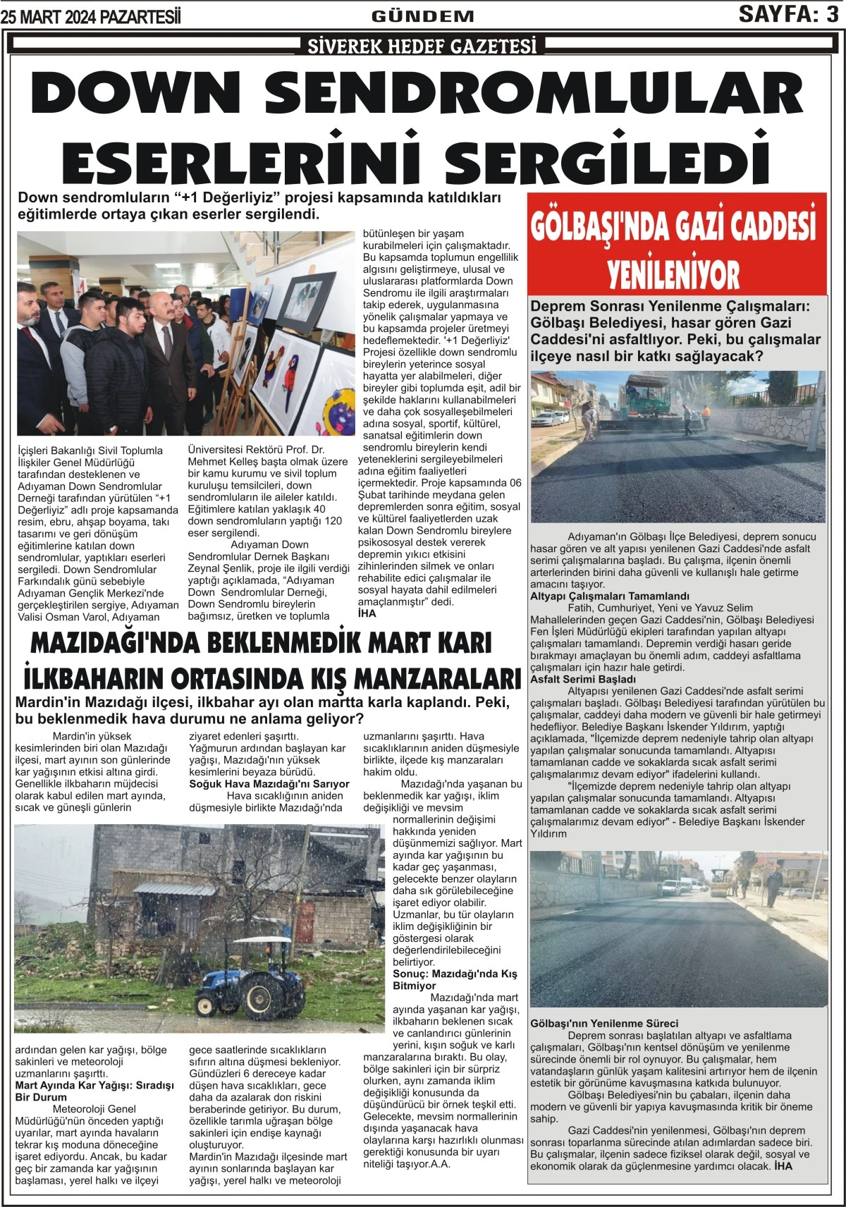 25.03.2024  Tarihli Gazetemiz