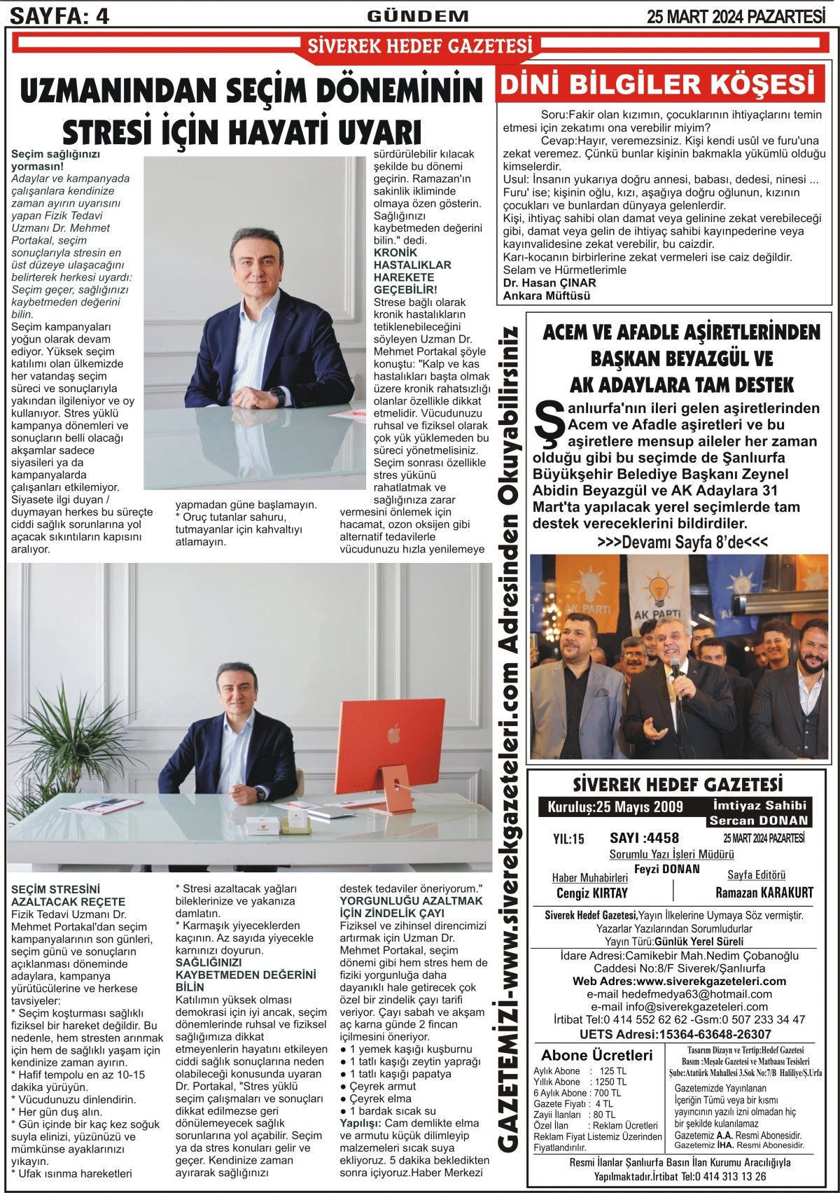 25.03.2024  Tarihli Gazetemiz