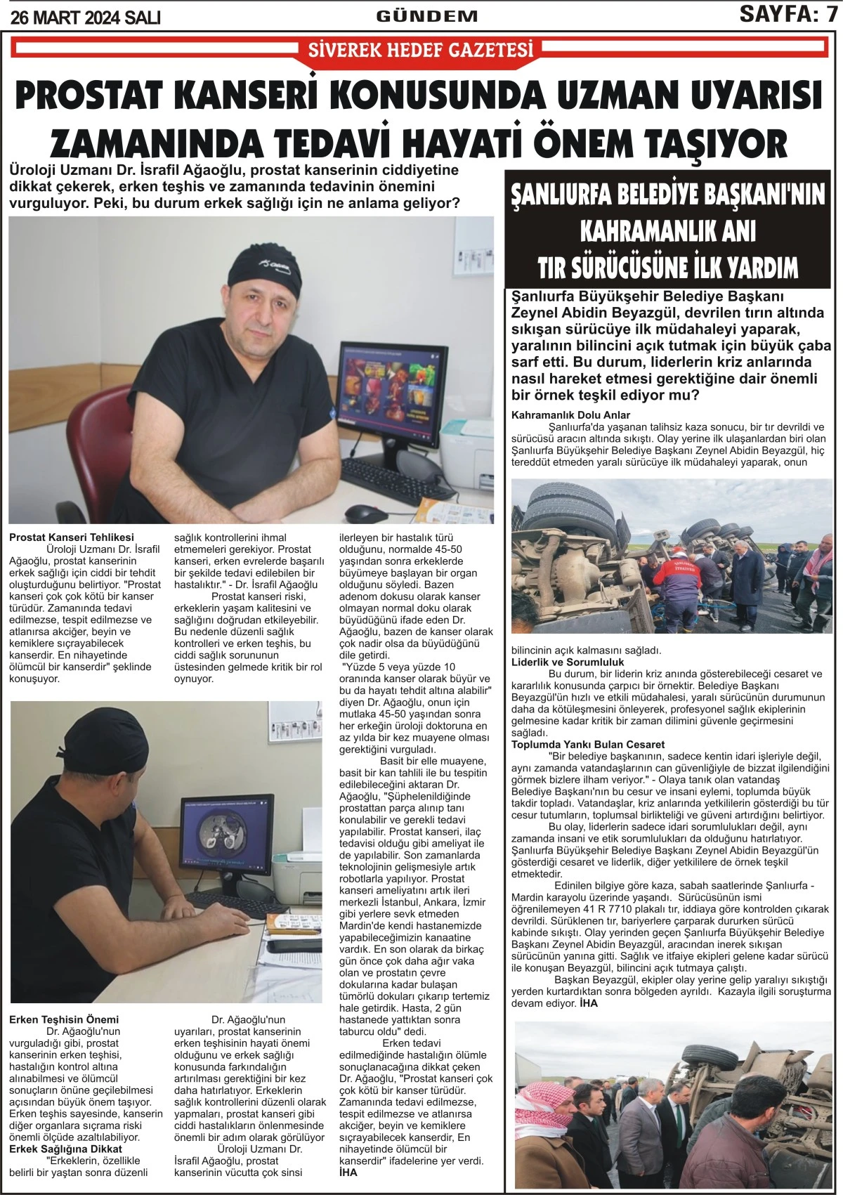 26.03.2024 Tarihli Gazetemiz