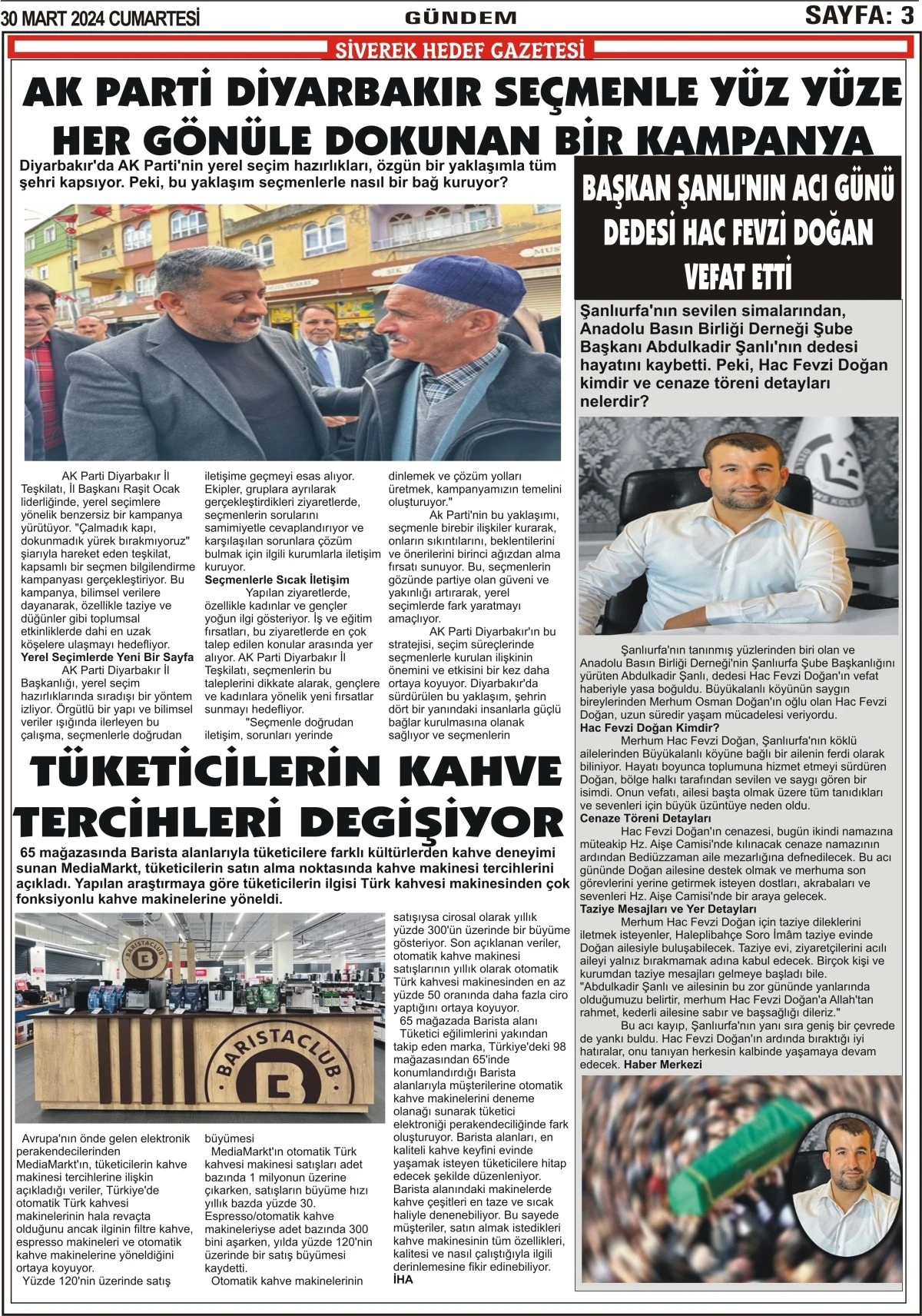 30.03.2024 Tarihli Gazetemiz