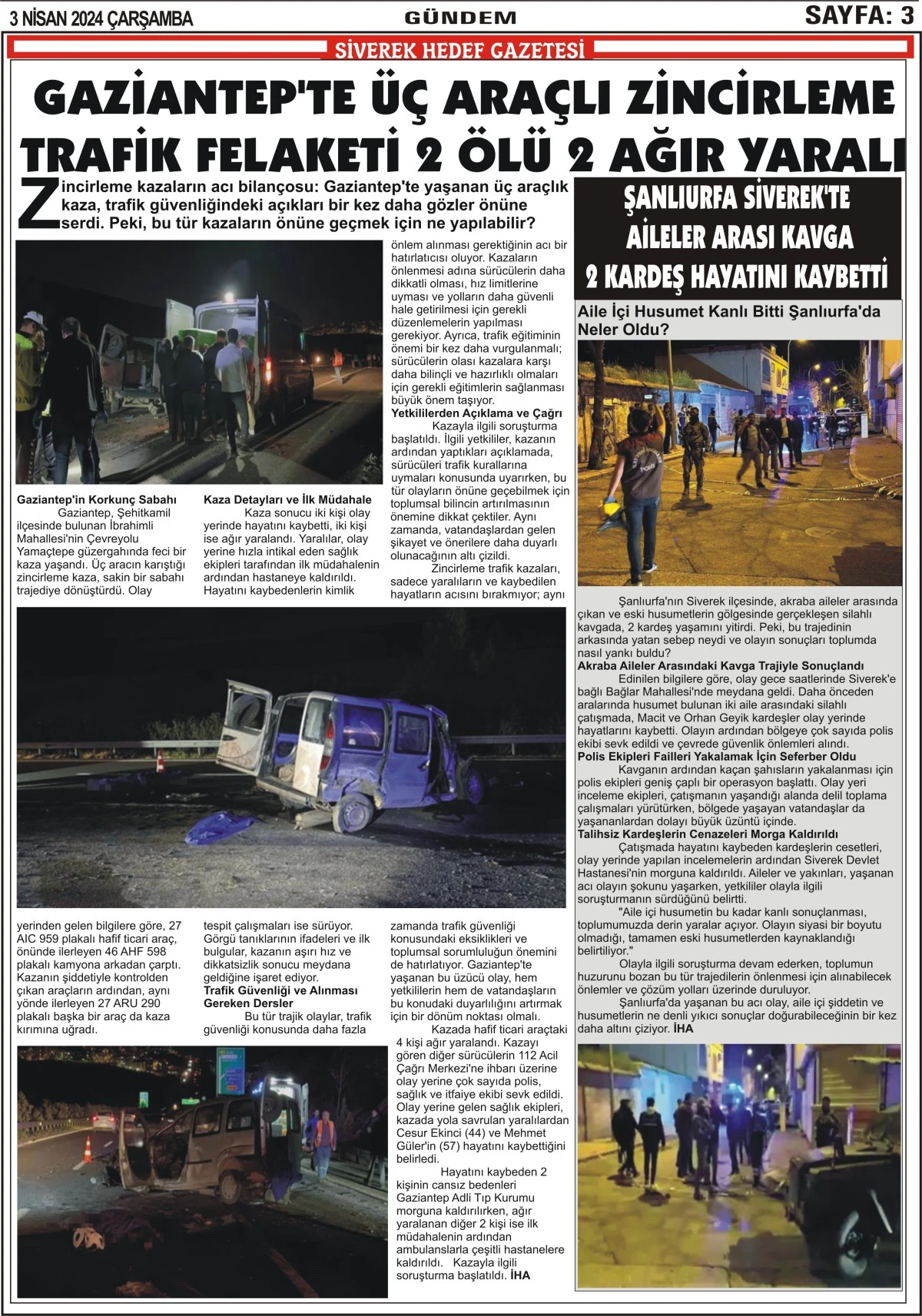 03.04.2024 Tarihli Gazetemiz