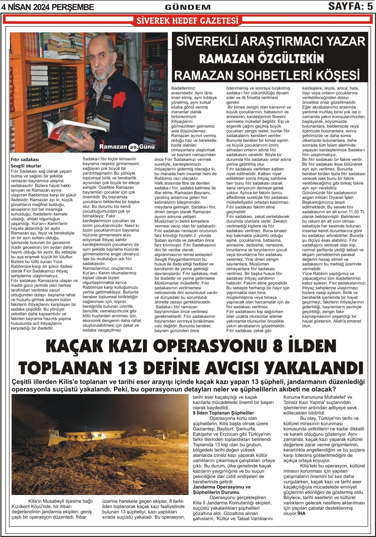 04.04.2024 Tarihli  Gazetemiz