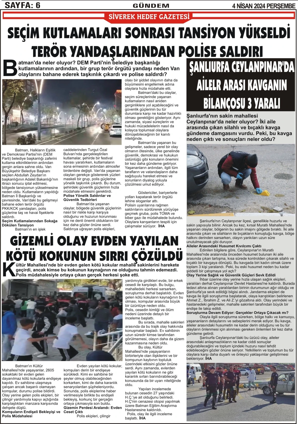 04.04.2024 Tarihli  Gazetemiz