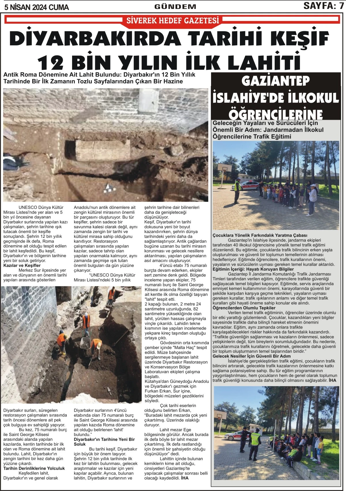 05.04.2024 Tarihli Gazetemiz