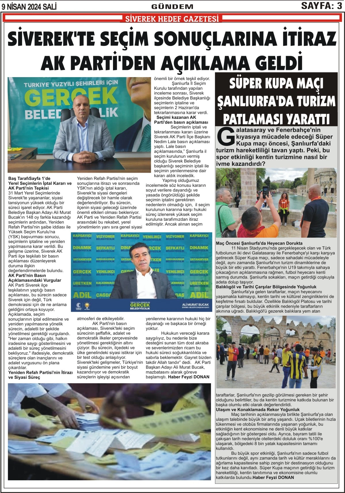 09.04.2024 Tarihli Gazetemiz