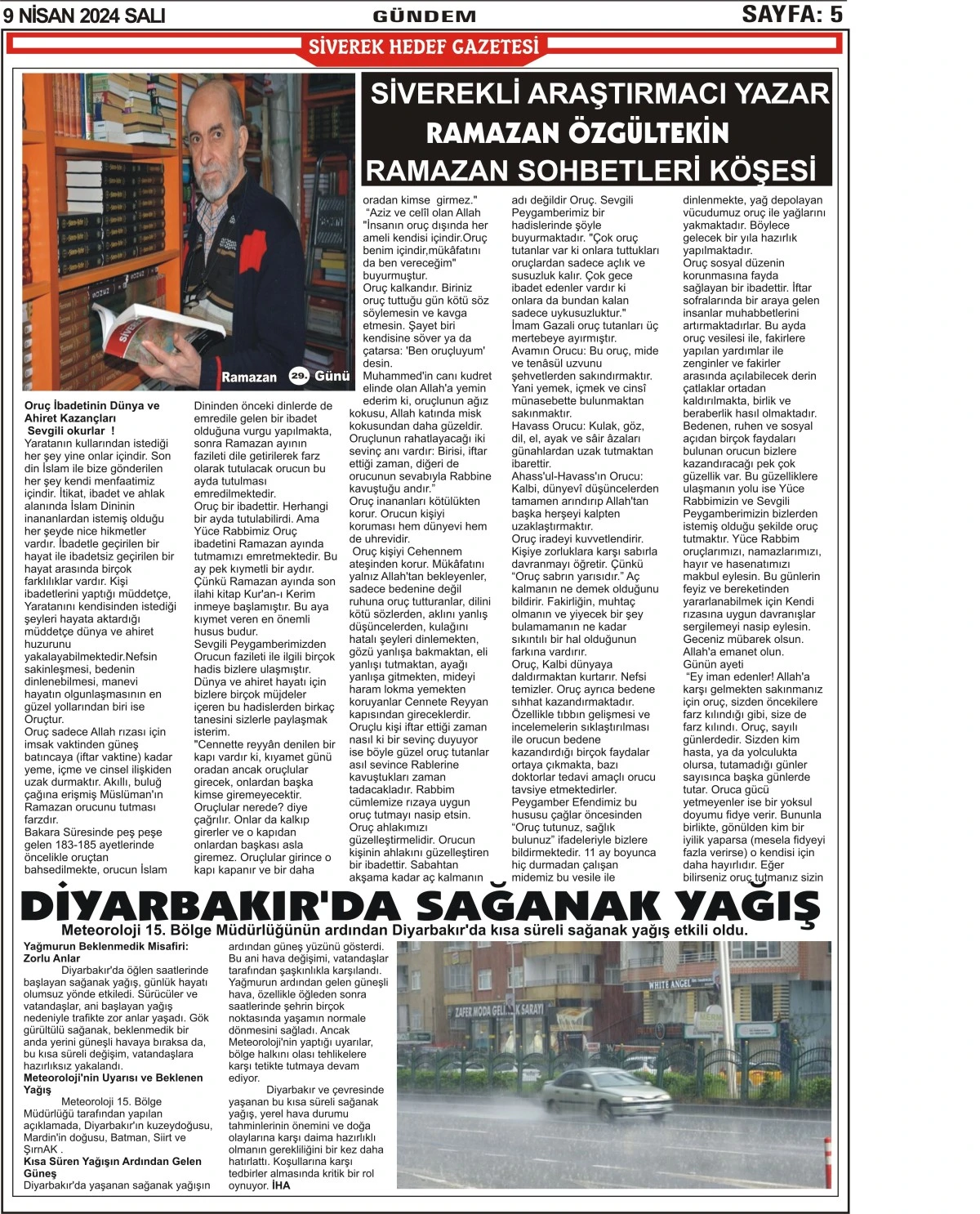 09.04.2024 Tarihli Gazetemiz