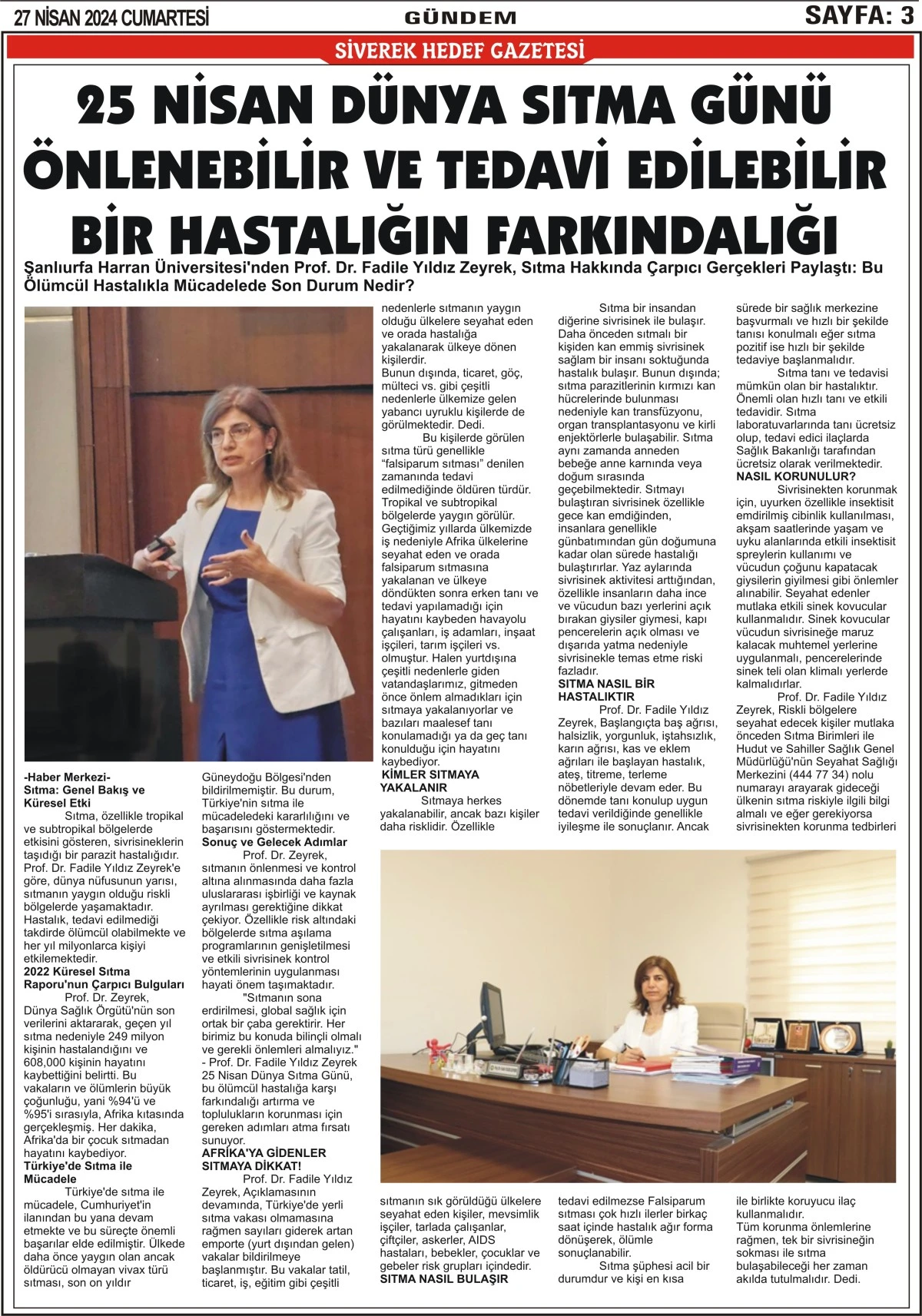 27.04.2024 Tarihli Gazetemiz