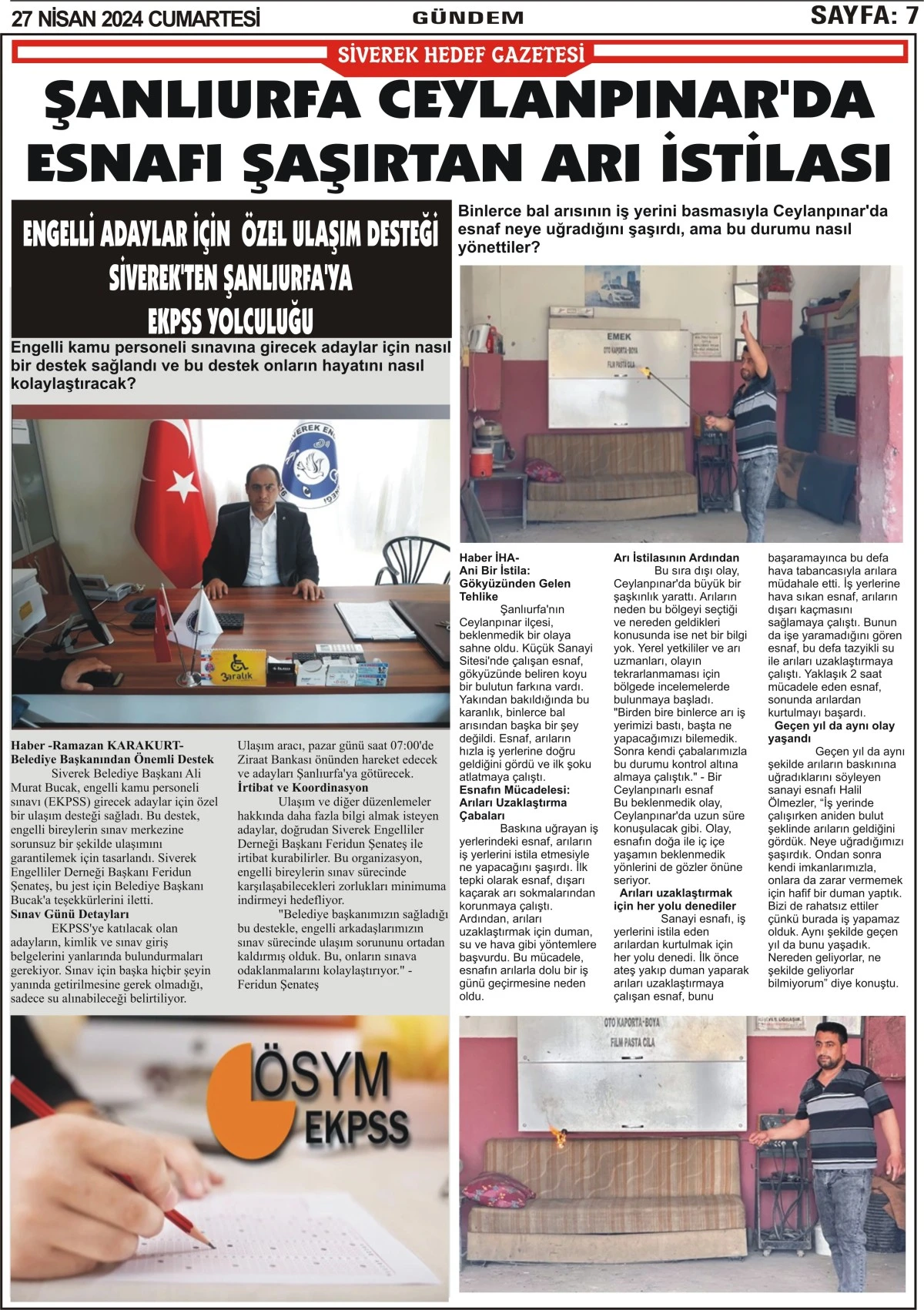 27.04.2024 Tarihli Gazetemiz