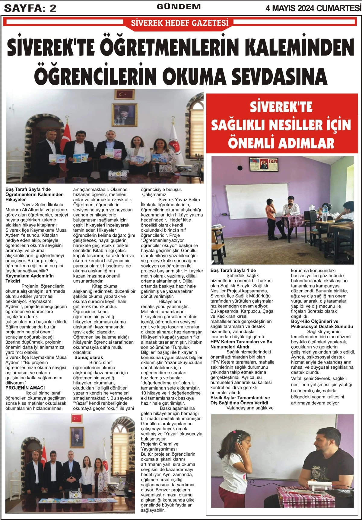 04.05.2024 Tarihli Gazetemiz