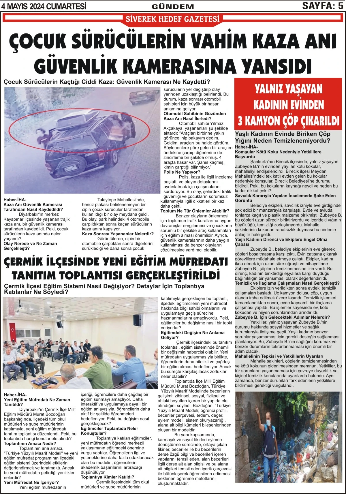 04.05.2024 Tarihli Gazetemiz